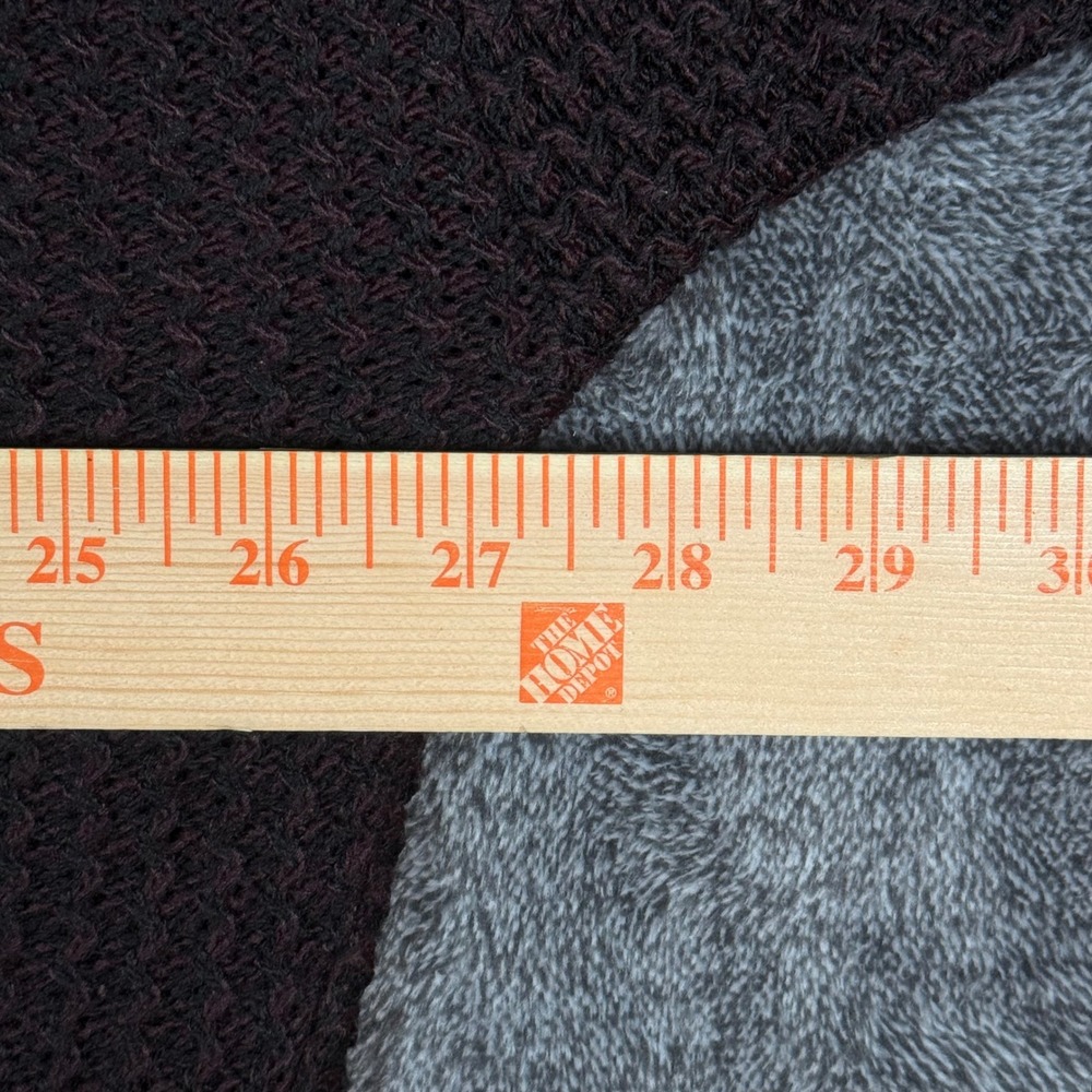 David Taylor Mens 2XL Vintage Textured Knit Crewneck Sweater Brown Made in USA - Picture 5 of 5